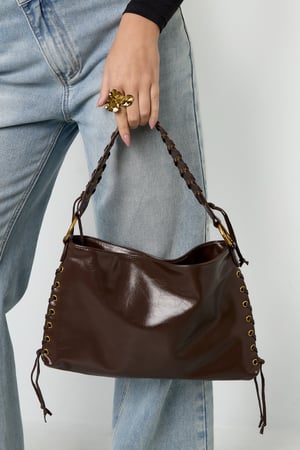 Shoulder Bags Solid Color Casual PU Daily Accessories h5 Picture3